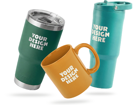 Custom Drinkware - Design Water Bottles, Mugs, Cups, Tumblers