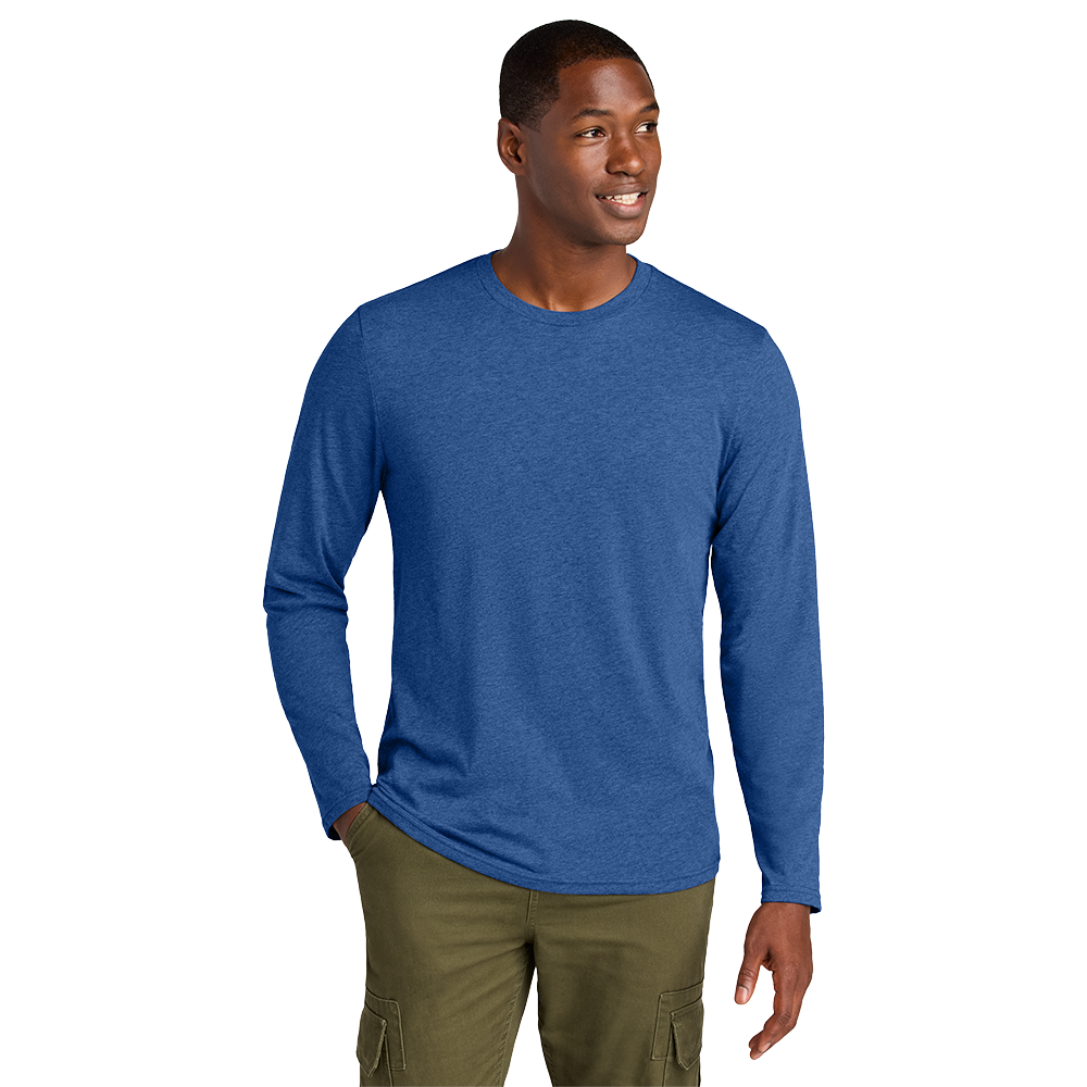 【SATIIIZ】Defen Lettering Dyeing Long Sleeve T-Shirt longsleeve-blue-front__51475.